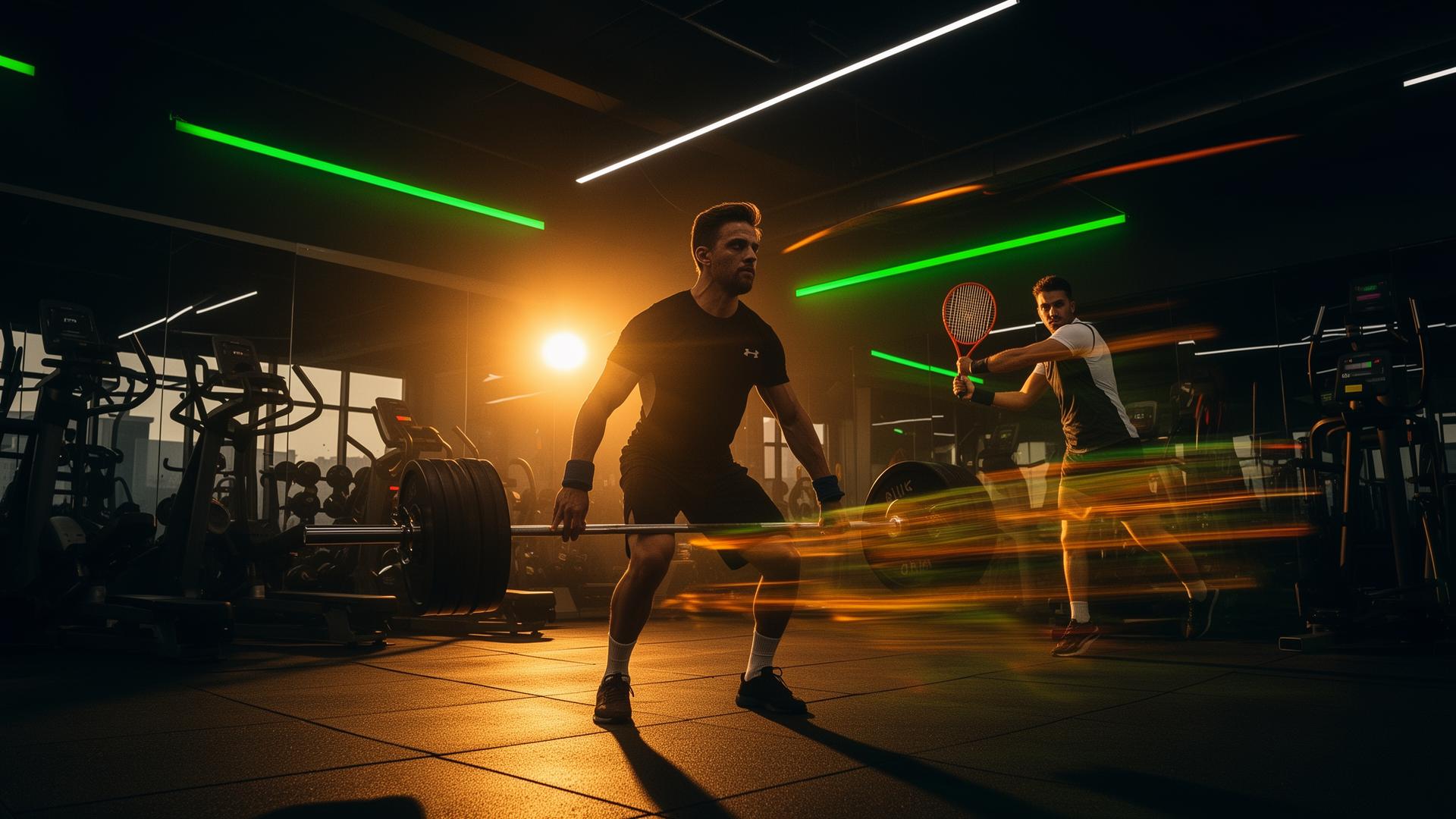Träning på Bjuvs Gym & Rackethall